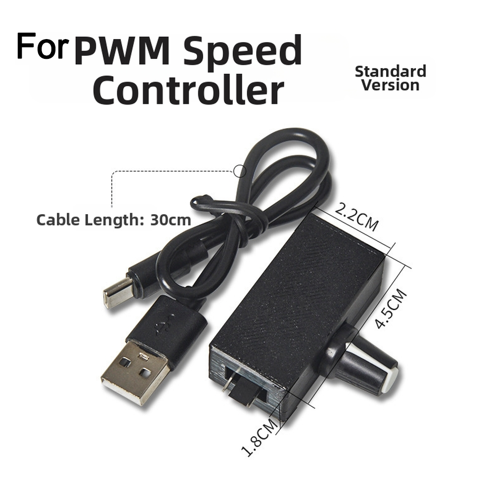 DC-DC Boost For PWM Fan Controller for 12V 4-Wire Fans 5V Input Type C for port