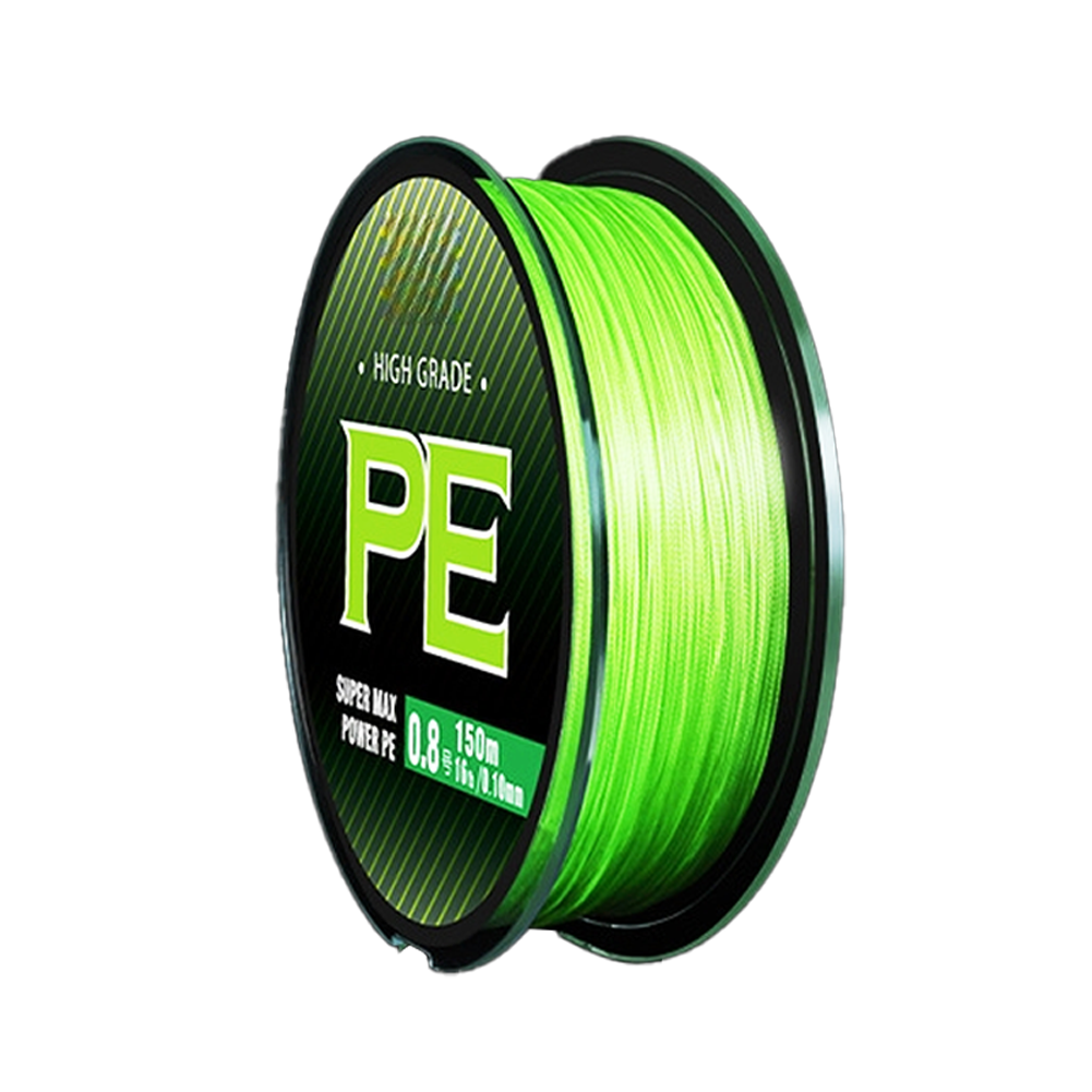 140M Green PE Fishing Line – Japanese Material 8 Strand for Carp Angling