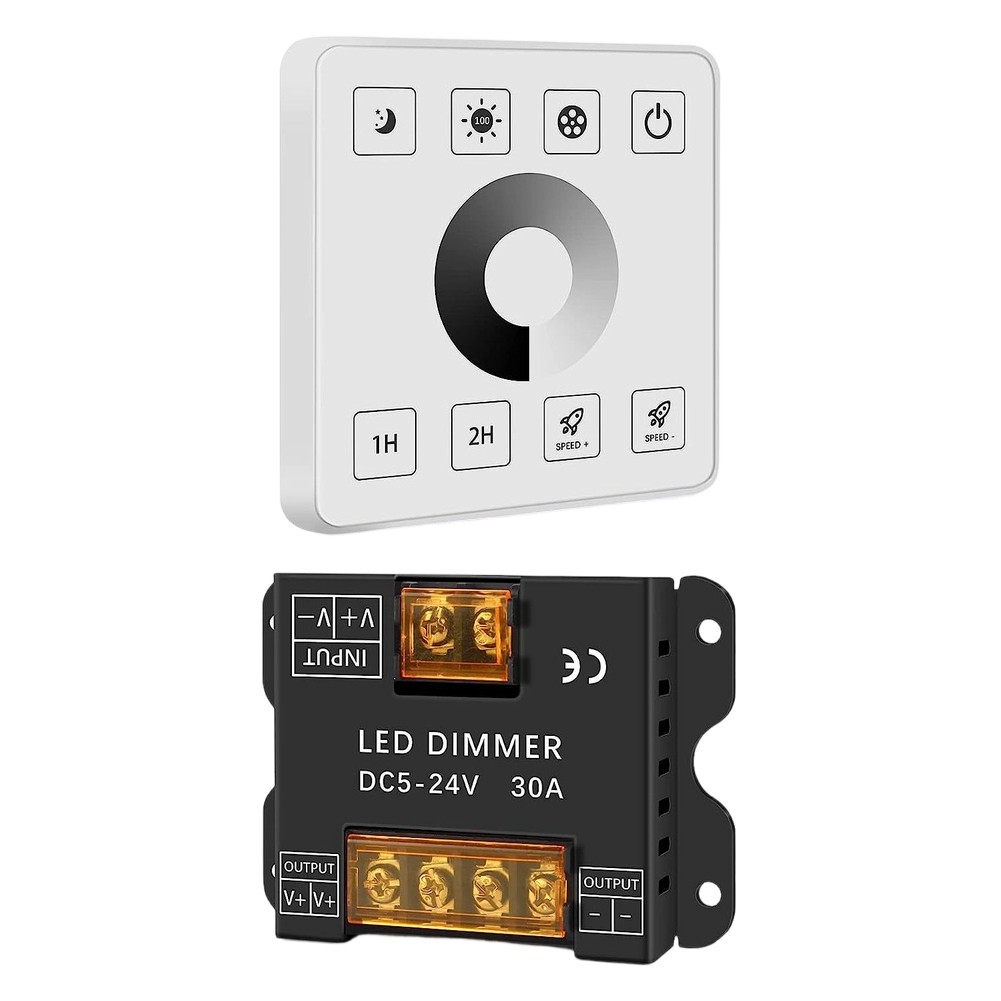 Capacitive Touch LED Controller 30A RF Wireless for DC5V 12V 24V Strips