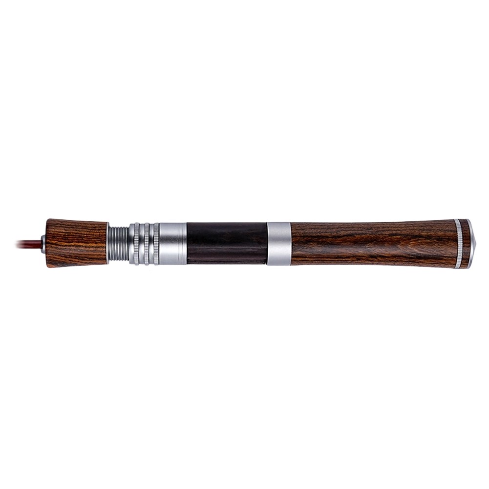 Portable Solid Wood Handle Fishing Rod 168cm UL Light Stream Rod for Bass Trout