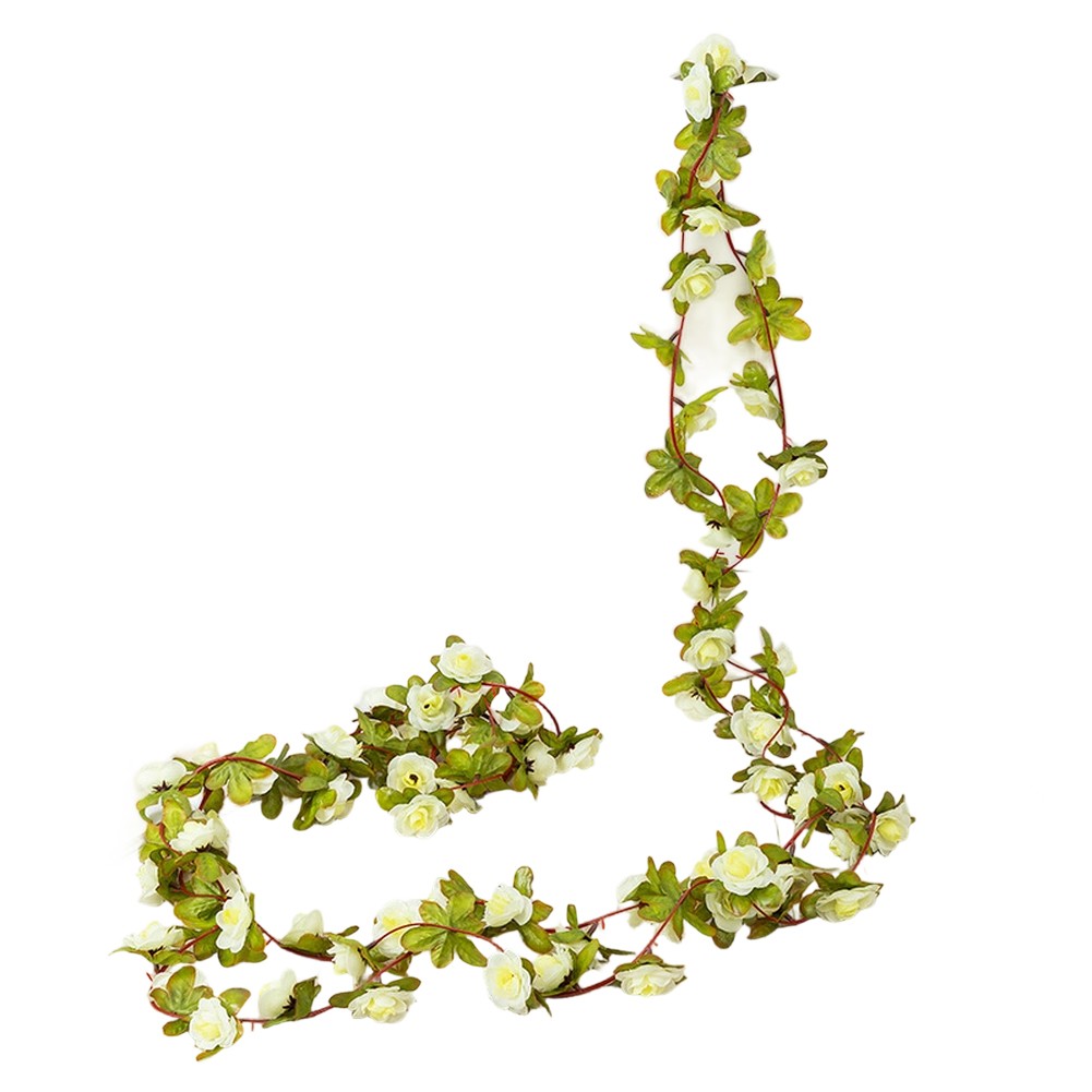 Simulated Flower Vine 2.5m Roses Peonies for Home Decor Wedding Arch Garland