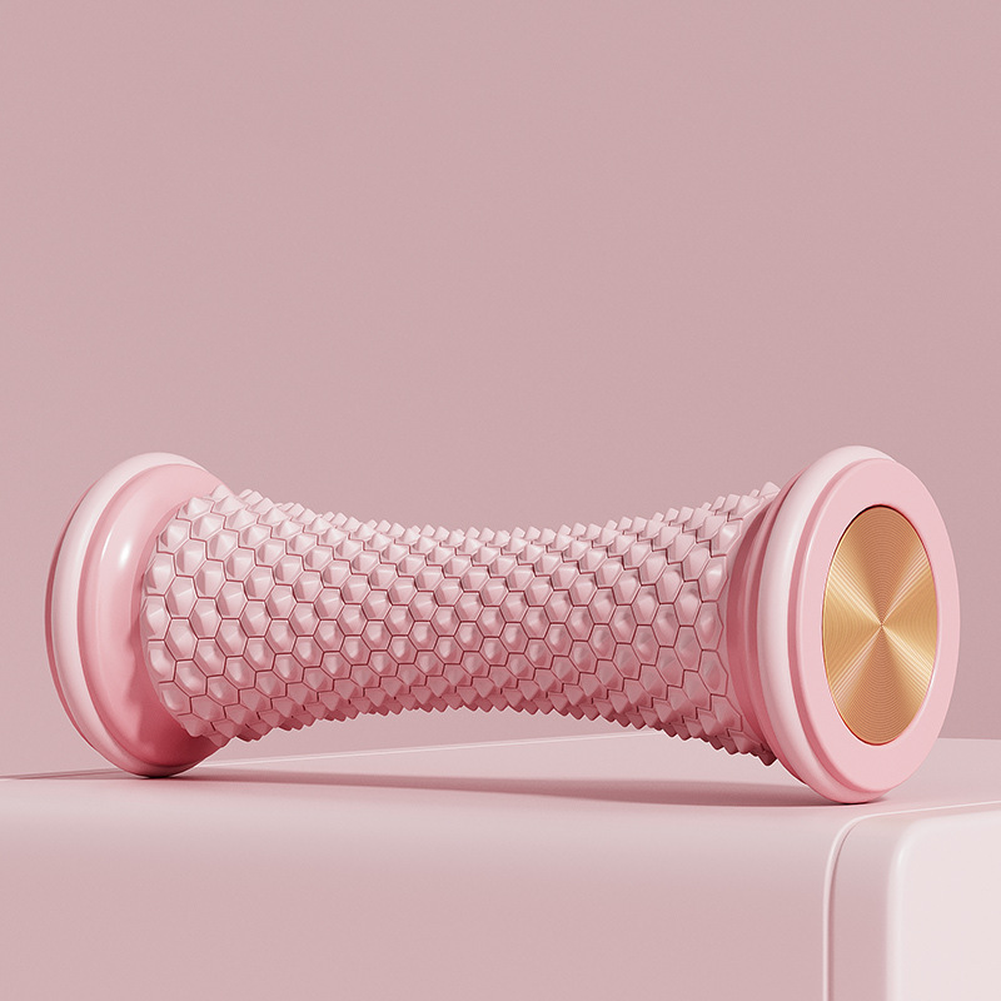 Yoga Foot Roller with Dual Material Design PVC Wheel TPR Pressure Points