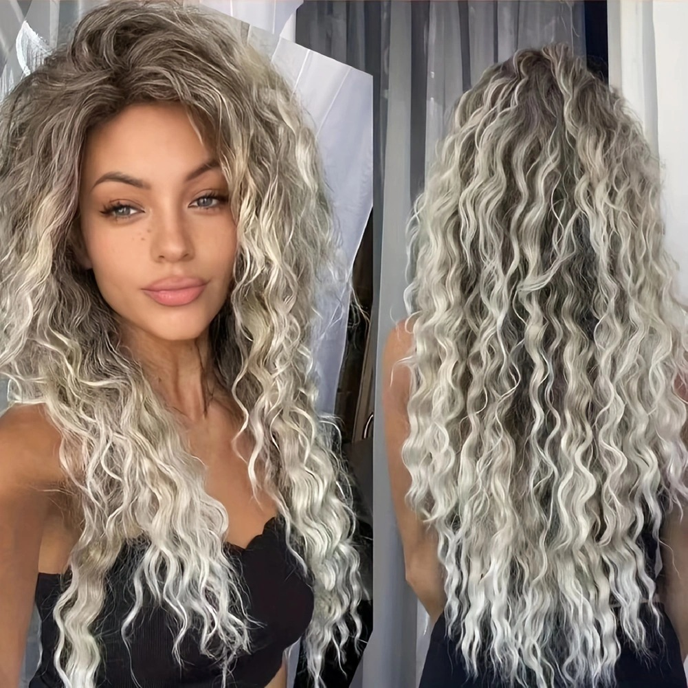 Long Curly For Wig for Women 66cm Synthetic Hair for Everyday Wear and Parties