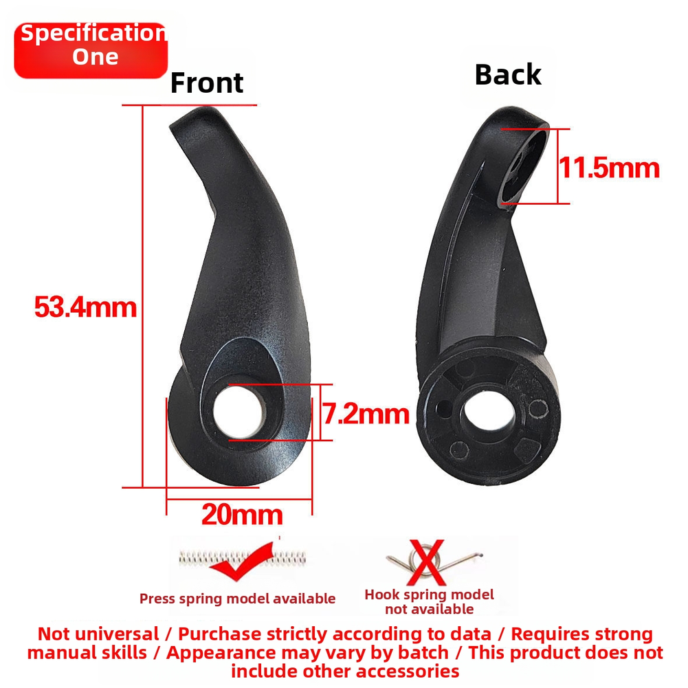 Fishing Reel Part Line Guard and Thrower Base Support Bracket Plastic Black