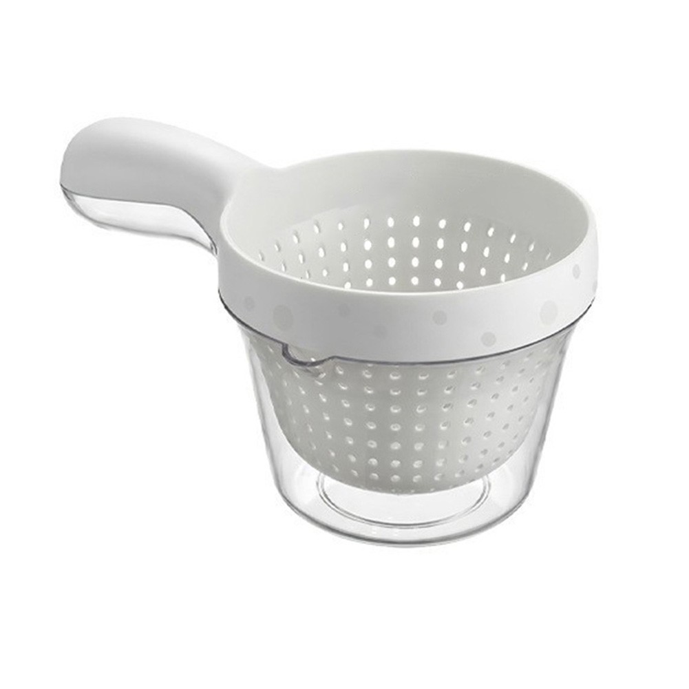 Rinse and Drain Tool with Two Level Design for Home Kitchen Vegetable Prep
