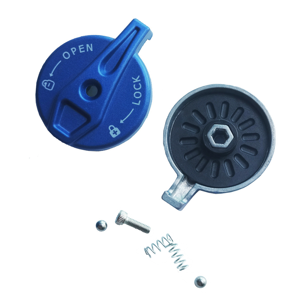 MTB Front Fork Locking Shoulder Cover Zinc Alloy No Tools Installation