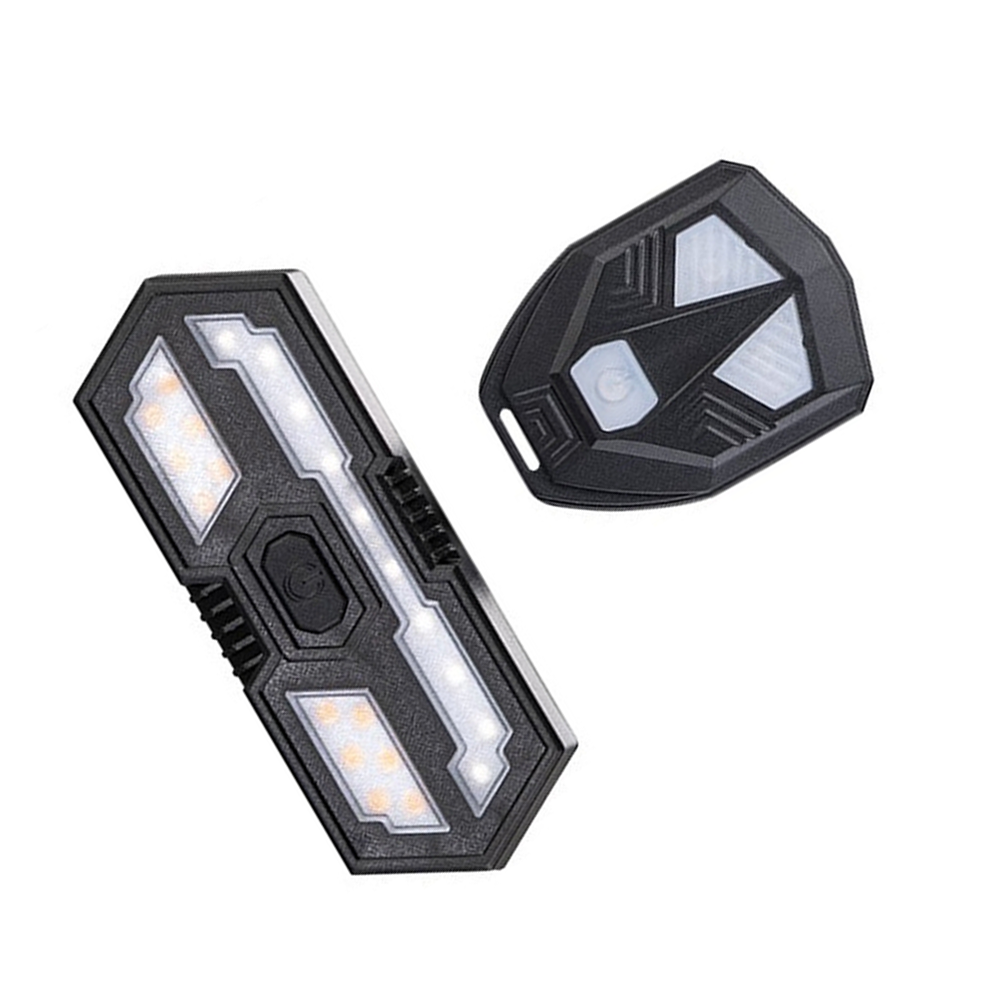 LED Wireless Taillights for Mountain Bikes with Easy Remote Activation