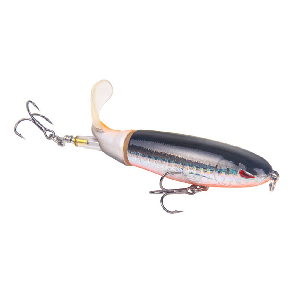 Freshwater Saltwater Popper Lure 15g Topwater Hard Bait with 3D Fish Eye