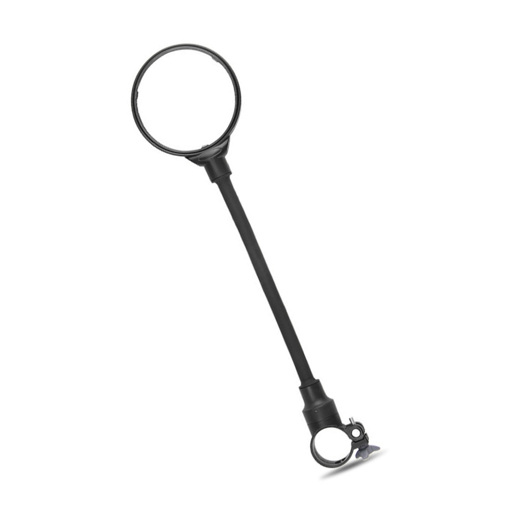 Adjustable Mountain Bike Rearview Mirror - Wide-View Plastic Handlebar Mirror
