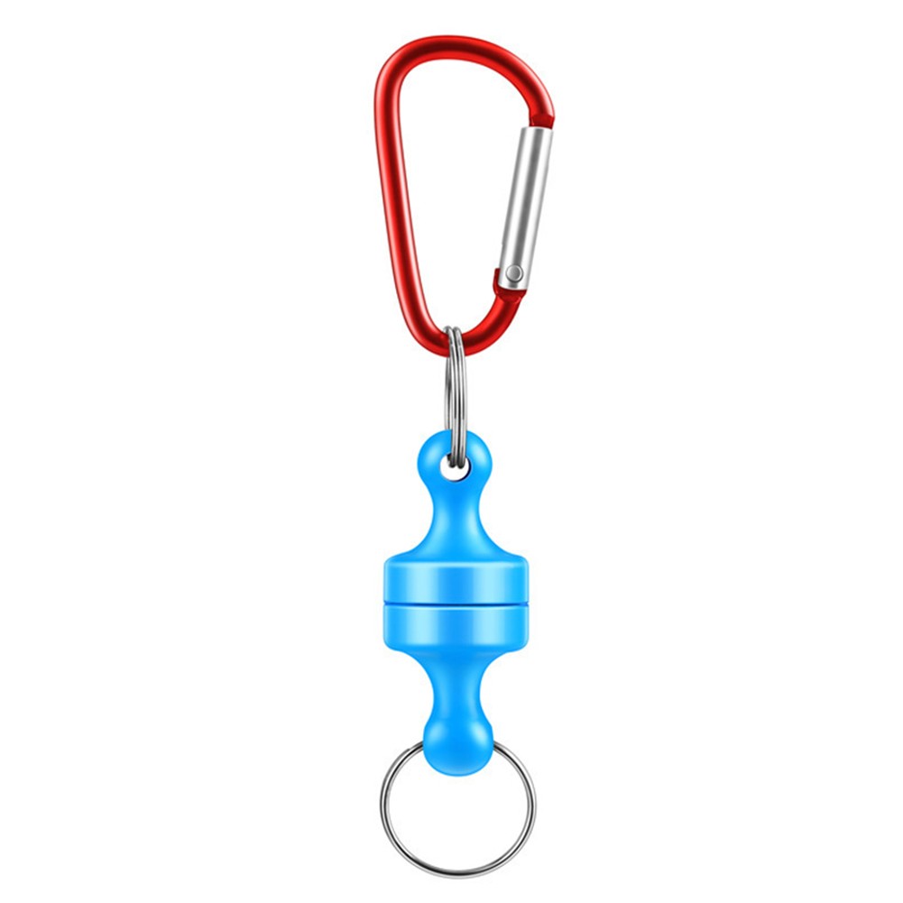 Lightweight ABS Keychain with Retractable Cord and Dual Function Design