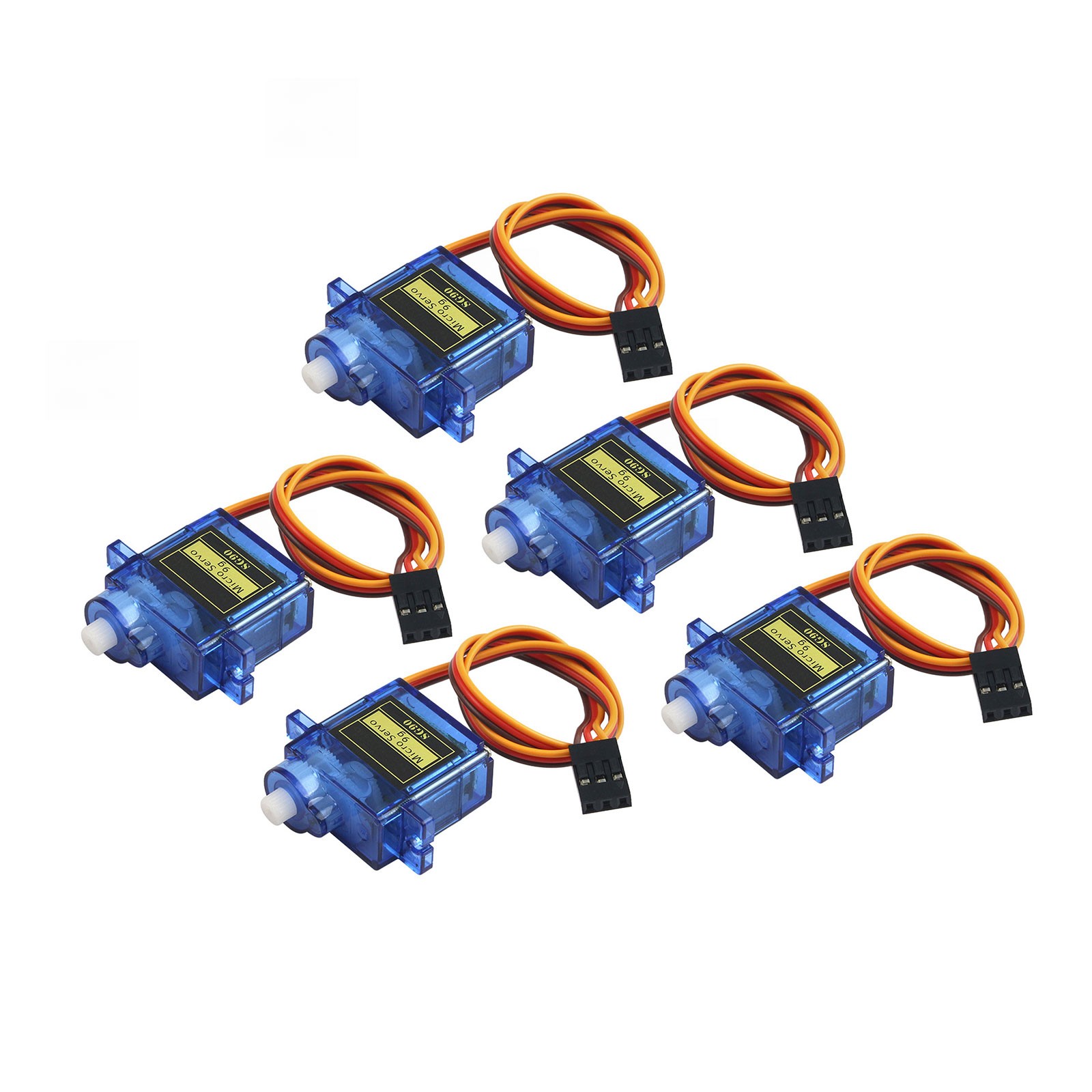 5pcs Low Profile Miniature Motor for Space-Constrained Electric Models