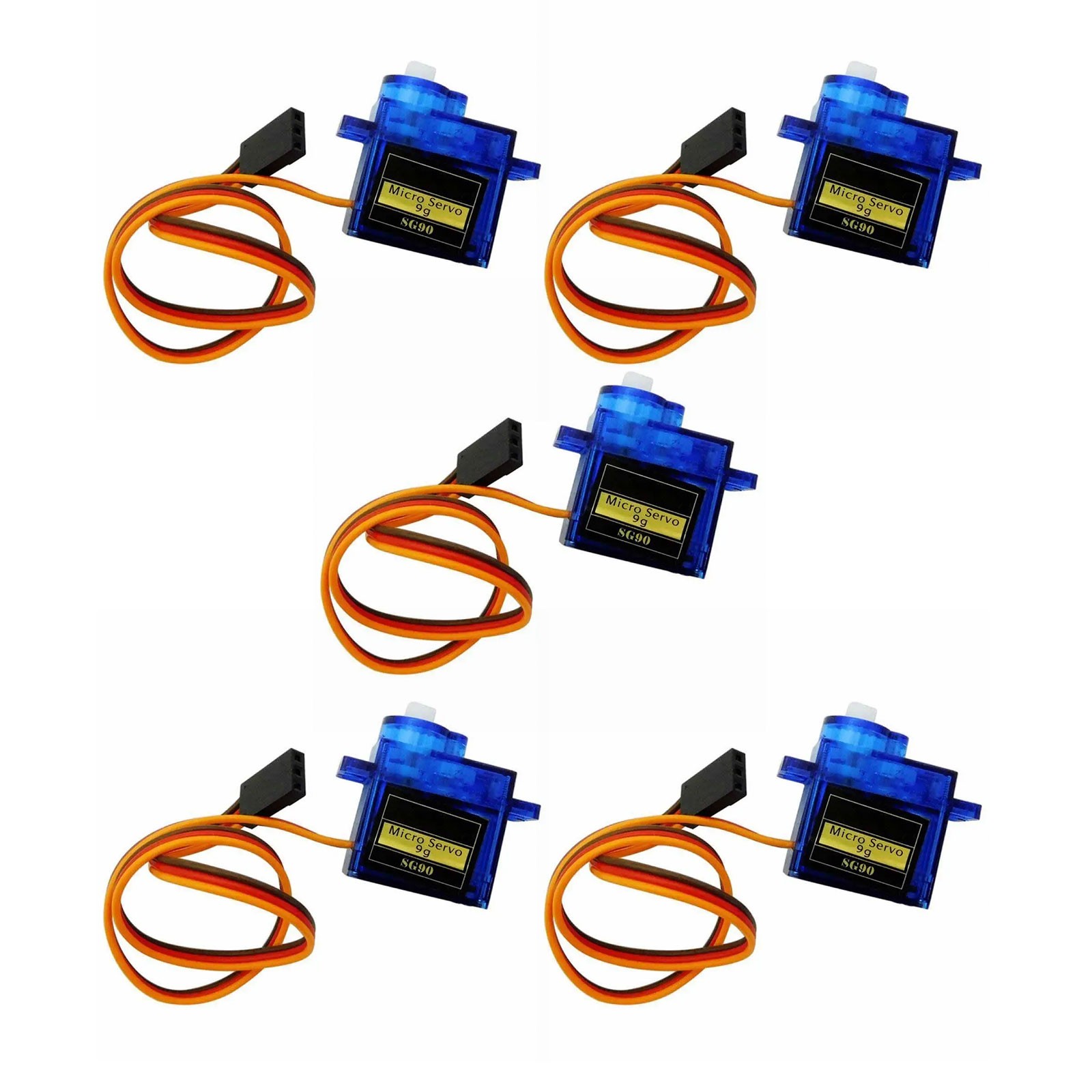 5pcs Low Profile Miniature Motor for Space-Constrained Electric Models