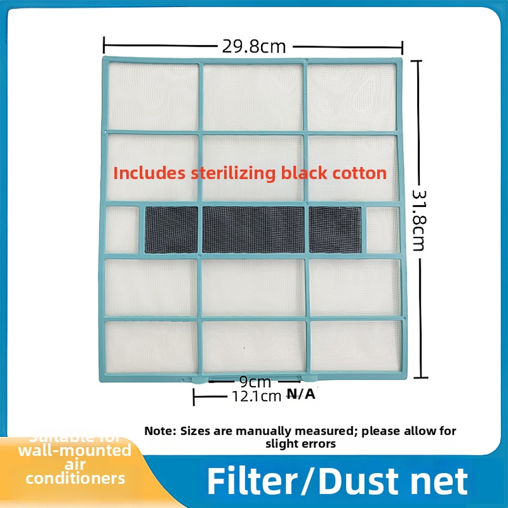 2pcs Air conditioning indoor unit filter accessories dust filter screen