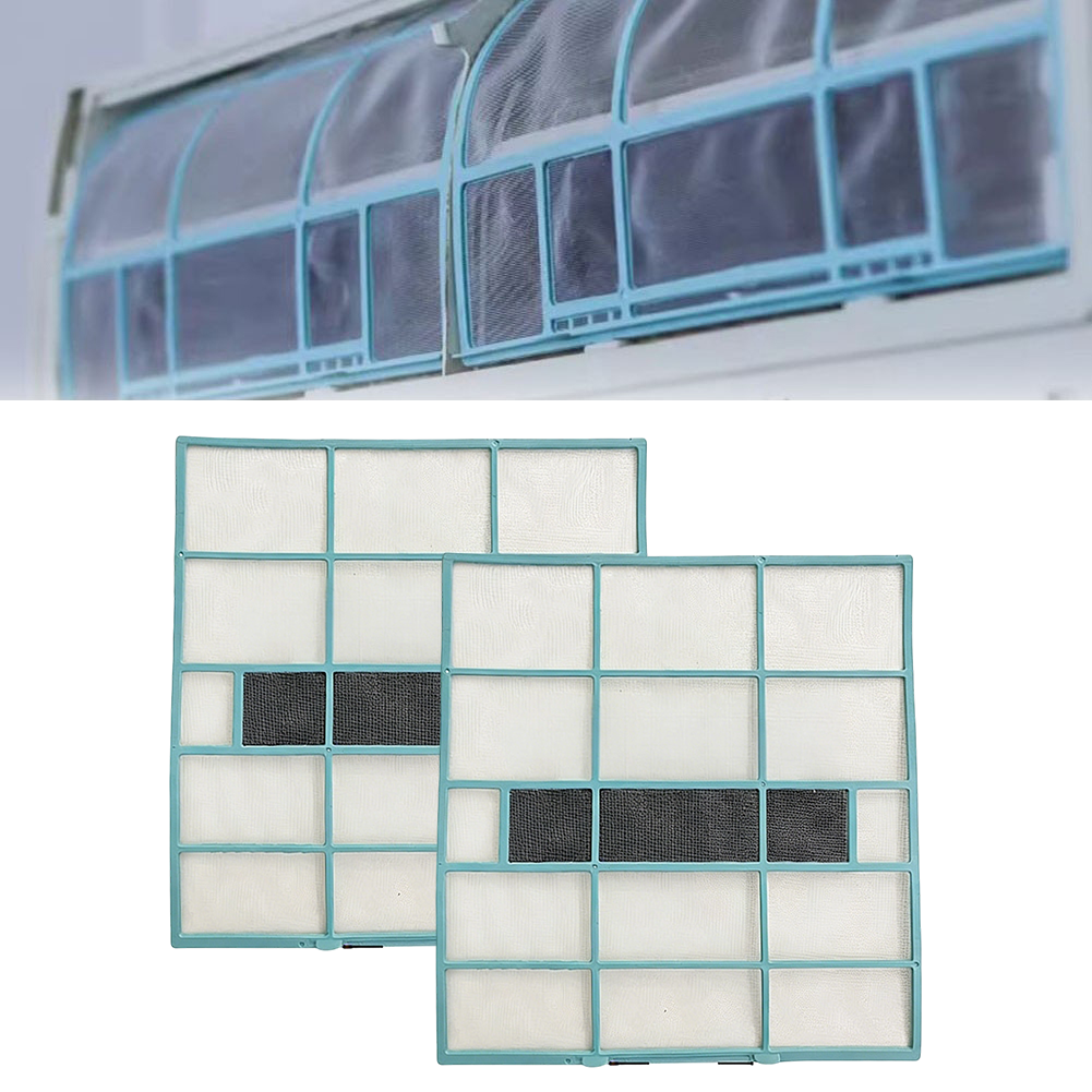 2pcs Air conditioning indoor unit filter accessories dust filter screen