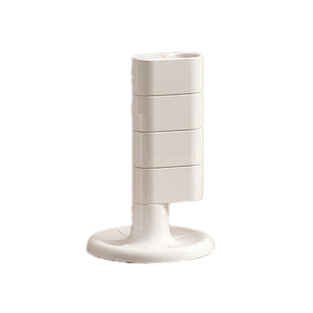 Rotatable Bathroom Organizer for Toothbrushes Makeup Brushes and Accessories