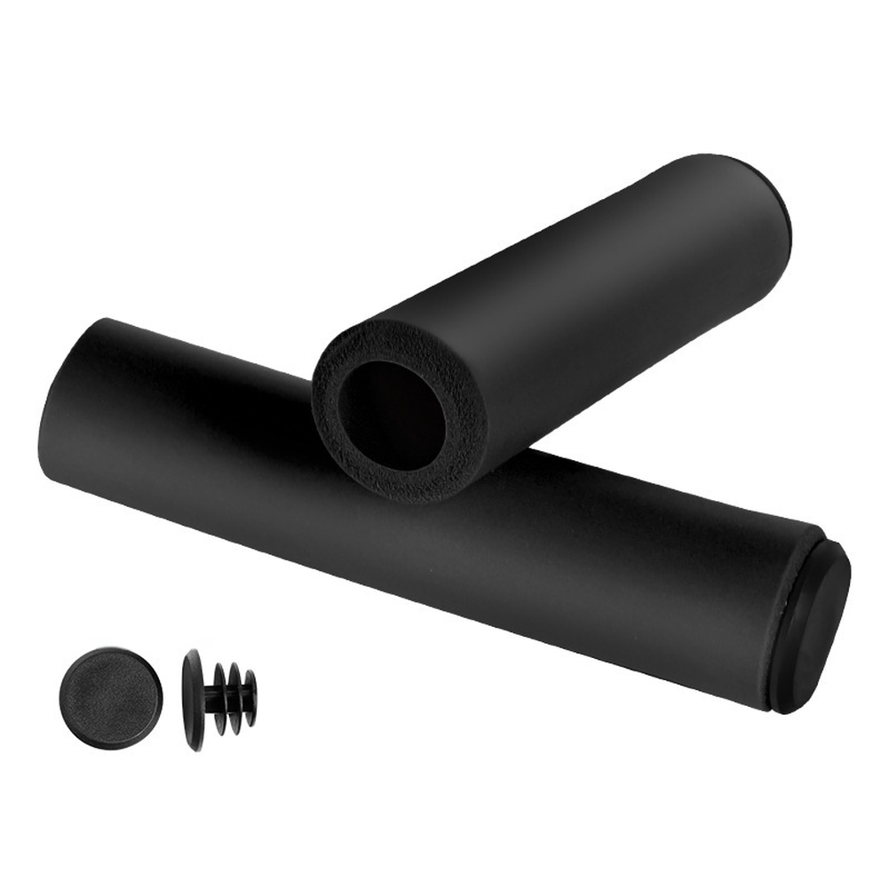Handlebar Grips Silicone 12.5 x 3 cm Designed for Comfort on Extended Rides