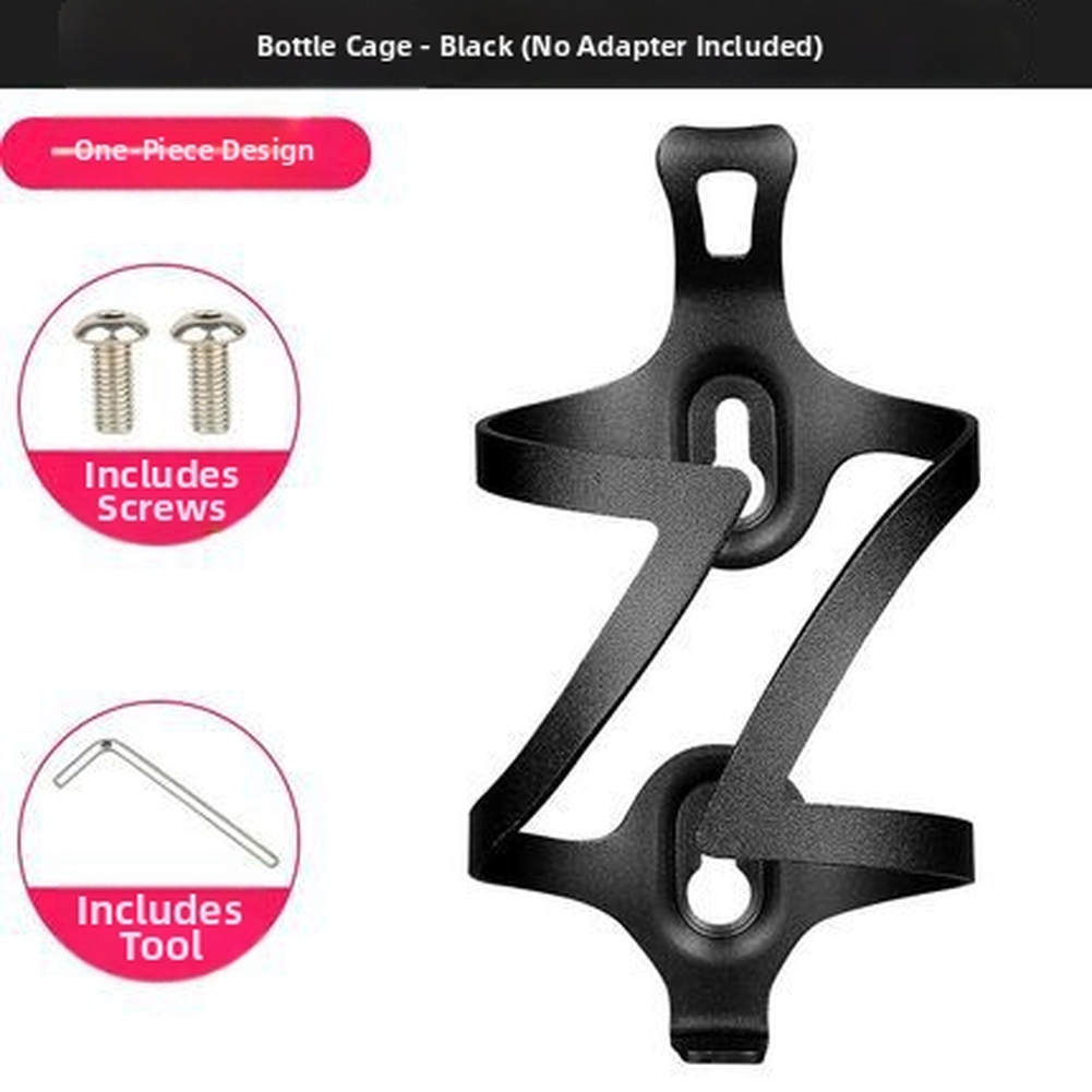 Aluminum Bike Bottle Holder with Adjustable Base for Frame Compatibility
