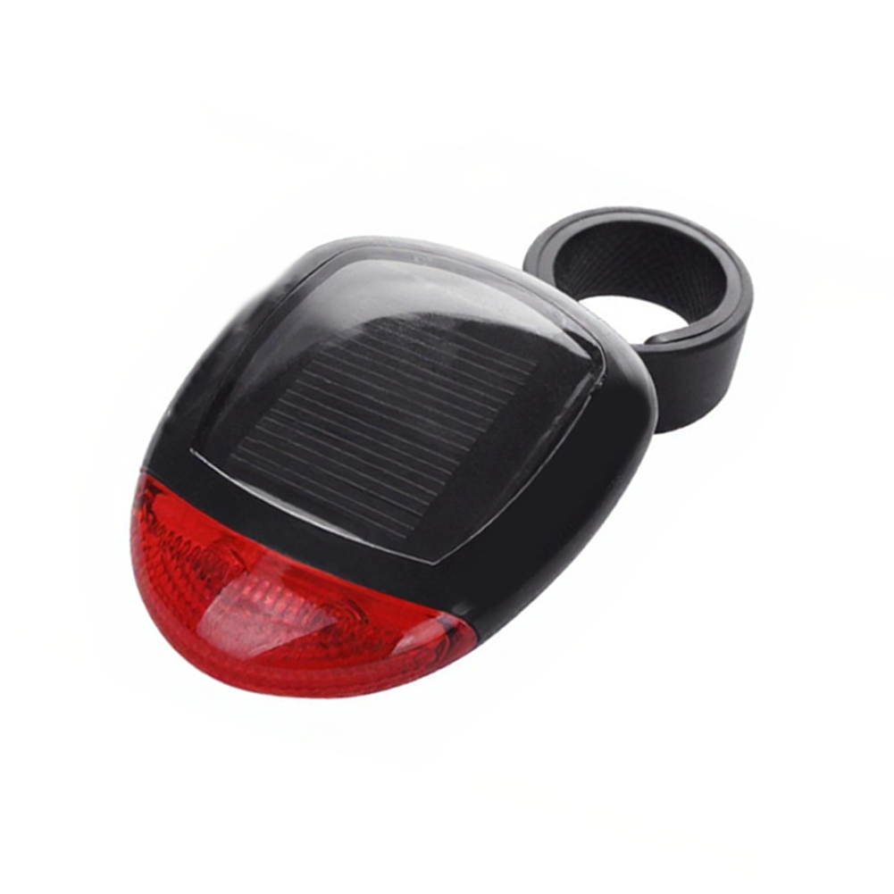 Solar Bike Taillight Solar Powered Bright LED Lighting Quick Mount System