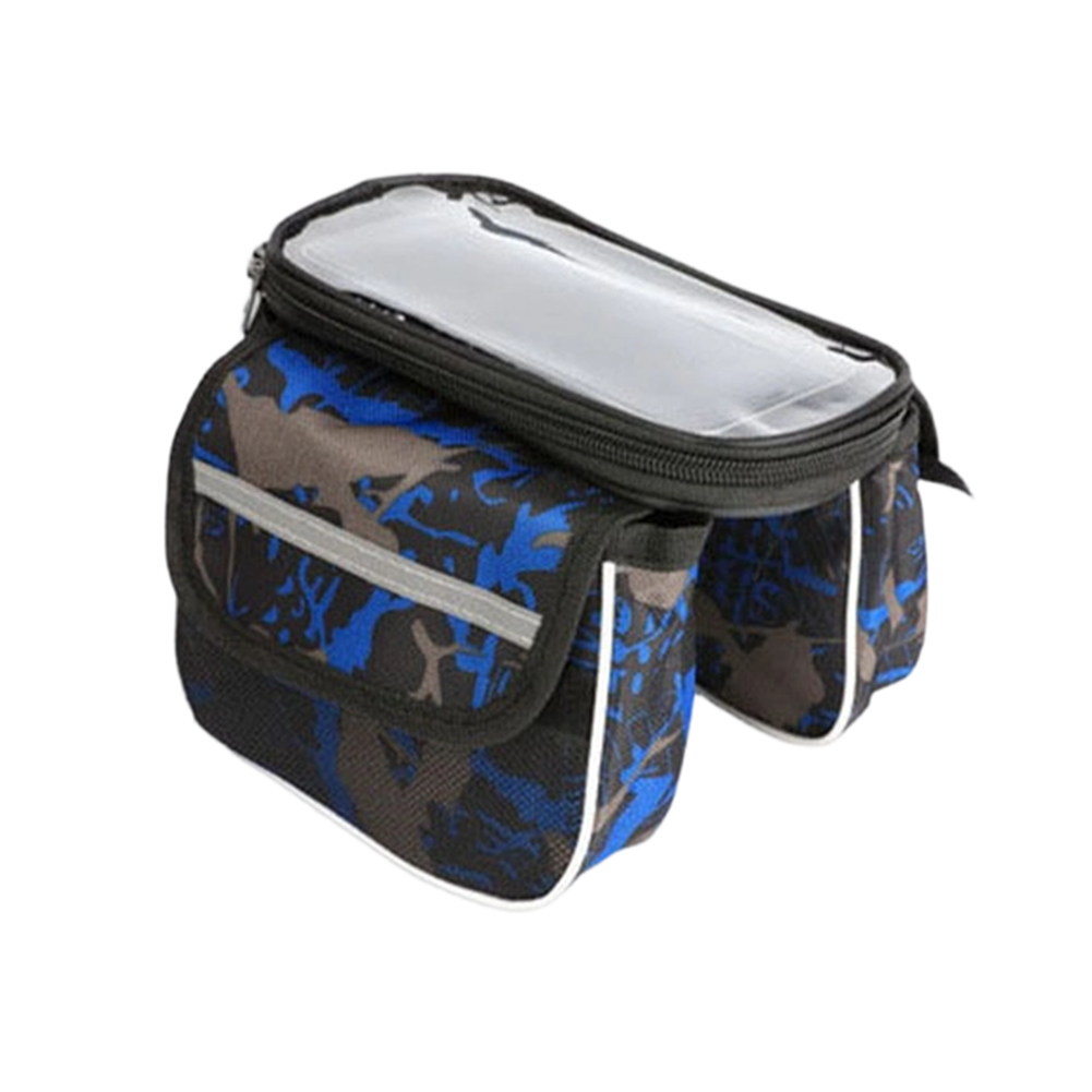 19x14x9cm Double-Sided Saddle Bag for Bikes with Reflective Safety Features