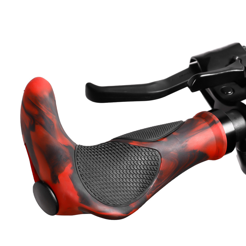 Ergonomic Rubber and Aluminum Grip for Bicycles Suitable for Mixed Terrain Use