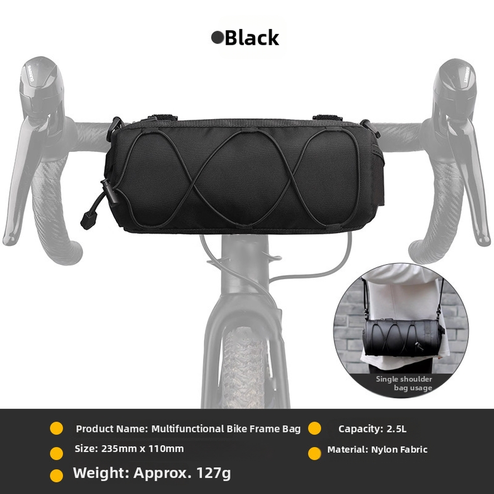 Waterproof Cycling Front Bag for Bike Frame Mount 23.5 x 11 cm Dimensions
