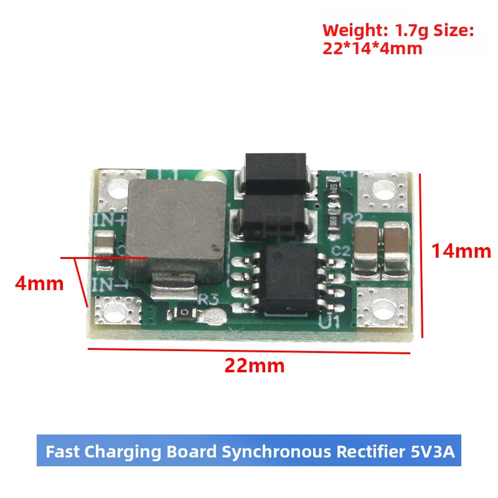 3PCS 3.7V to 5V Boost Circuit Module Input Range 3-5V Output Stable 5V DC