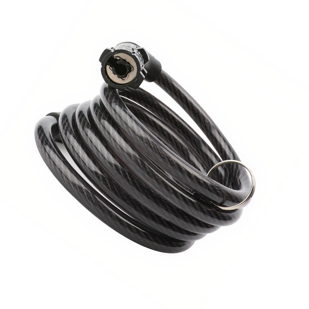 Robust Steel Wire Bicycle Lock 0.8x120cm Password Enabled Compact Carry