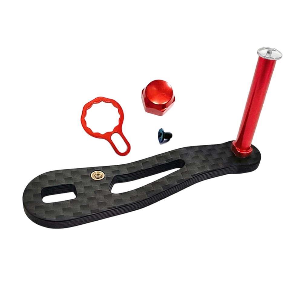 Single Rocker Handle for For DAiWA Baitcasting Reels – 62mm Carbon Fiber