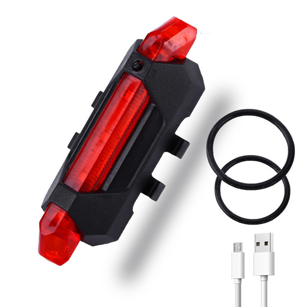 LED Bicycle Taillight Rechargeable Waterproof with Multiple Flashing Modes