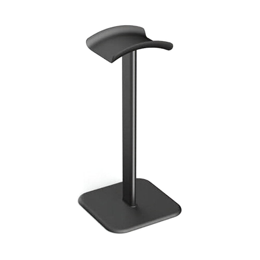 Portable Over-Ear Headphone Stand for Gaming Desk Organization Black White
