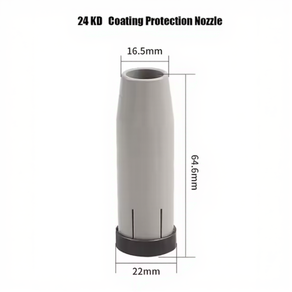 Welding Nozzle Conductive Tip Wear-resistant Coating Easy Installation