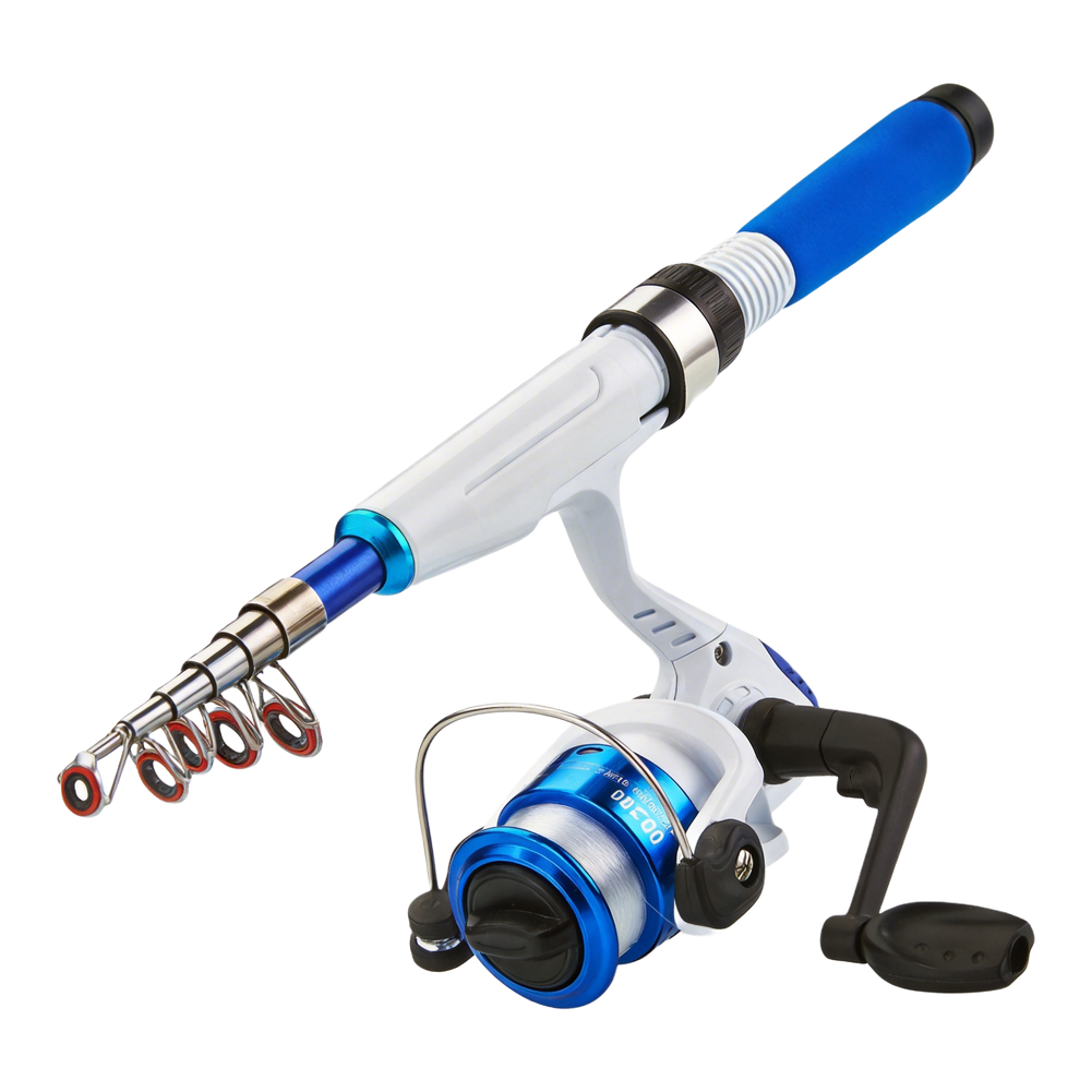 EVA Comfortable Grip Telescopic Rod 1.2m Portable Fishing Rod DZ Fishing Wheel