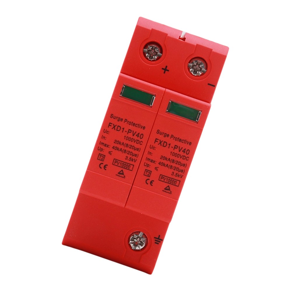 Photovoltaic 2P DC For Surge Protector Compatible DC1000V Rated Device