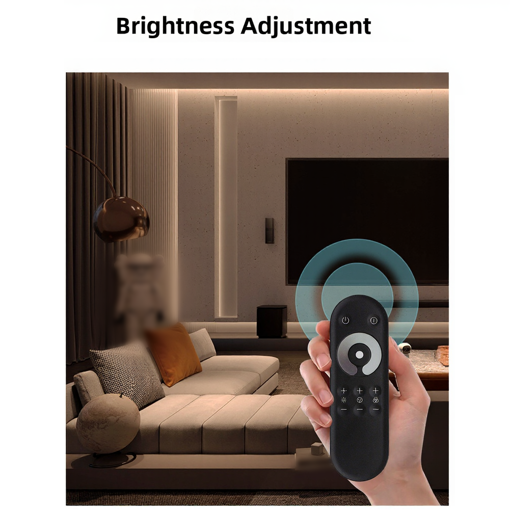 RF2.4GQ Wireless Touch Dimmer Controller for Warm Cool White LED Lighting