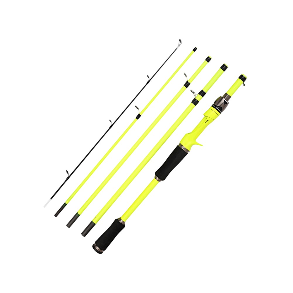 4 Section Carbon Fishing Rod 2.1m Casting Rod Suitable for All Anglers