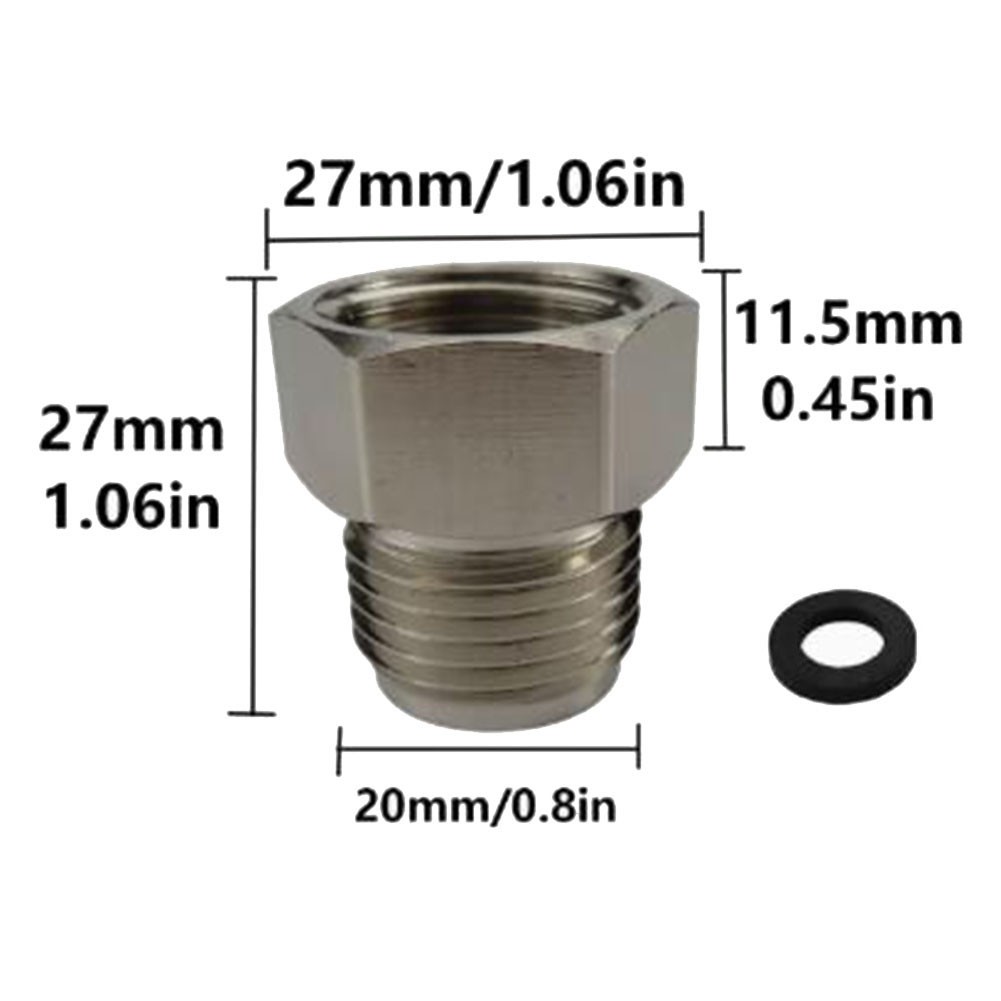 TTHP3141 1/2 Copper Connector Kit for TOTO Models S350E SW3036 SW583 C5 - Produktbild 3