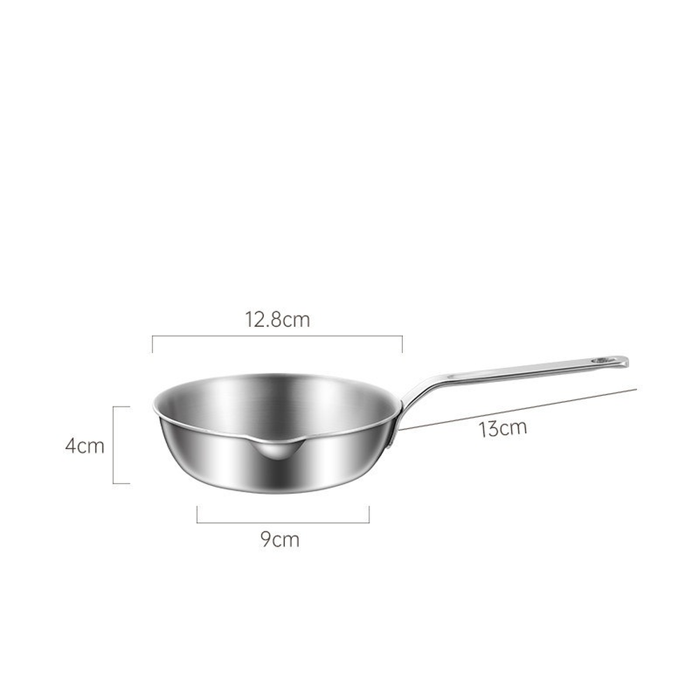 12CM 14CM 16CM Omelet Pan Made from Rust Resistant 316 Stainless Steel