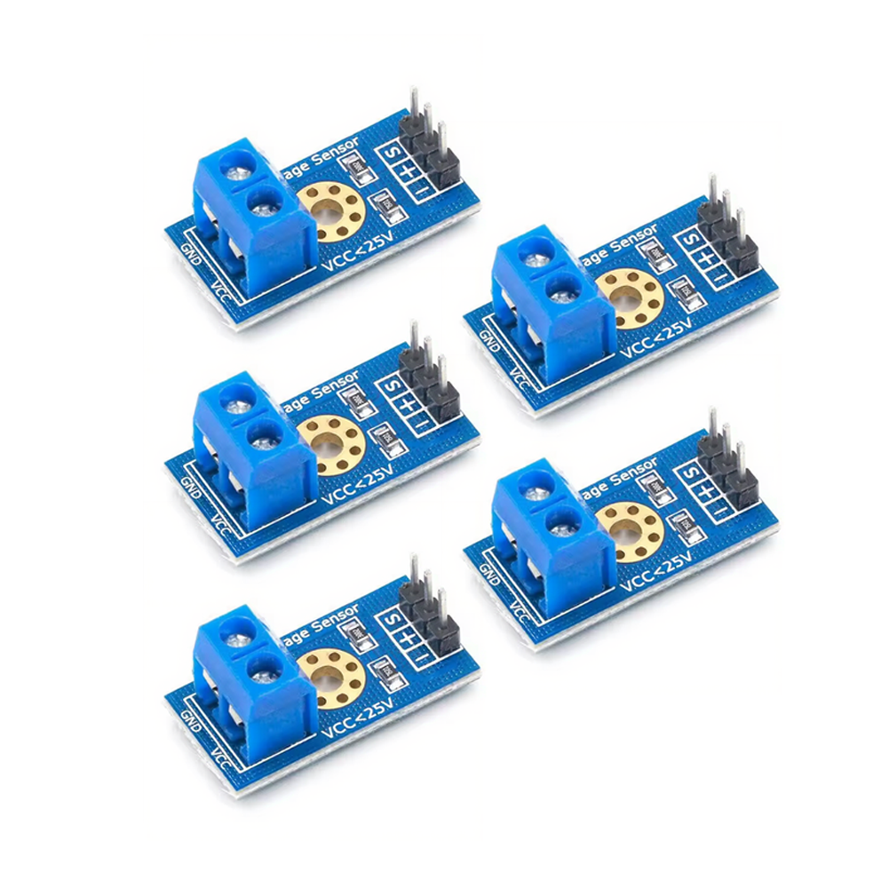 5/10/20PCS Voltage Detection Board For DC 0-25V Input Analog Resolution