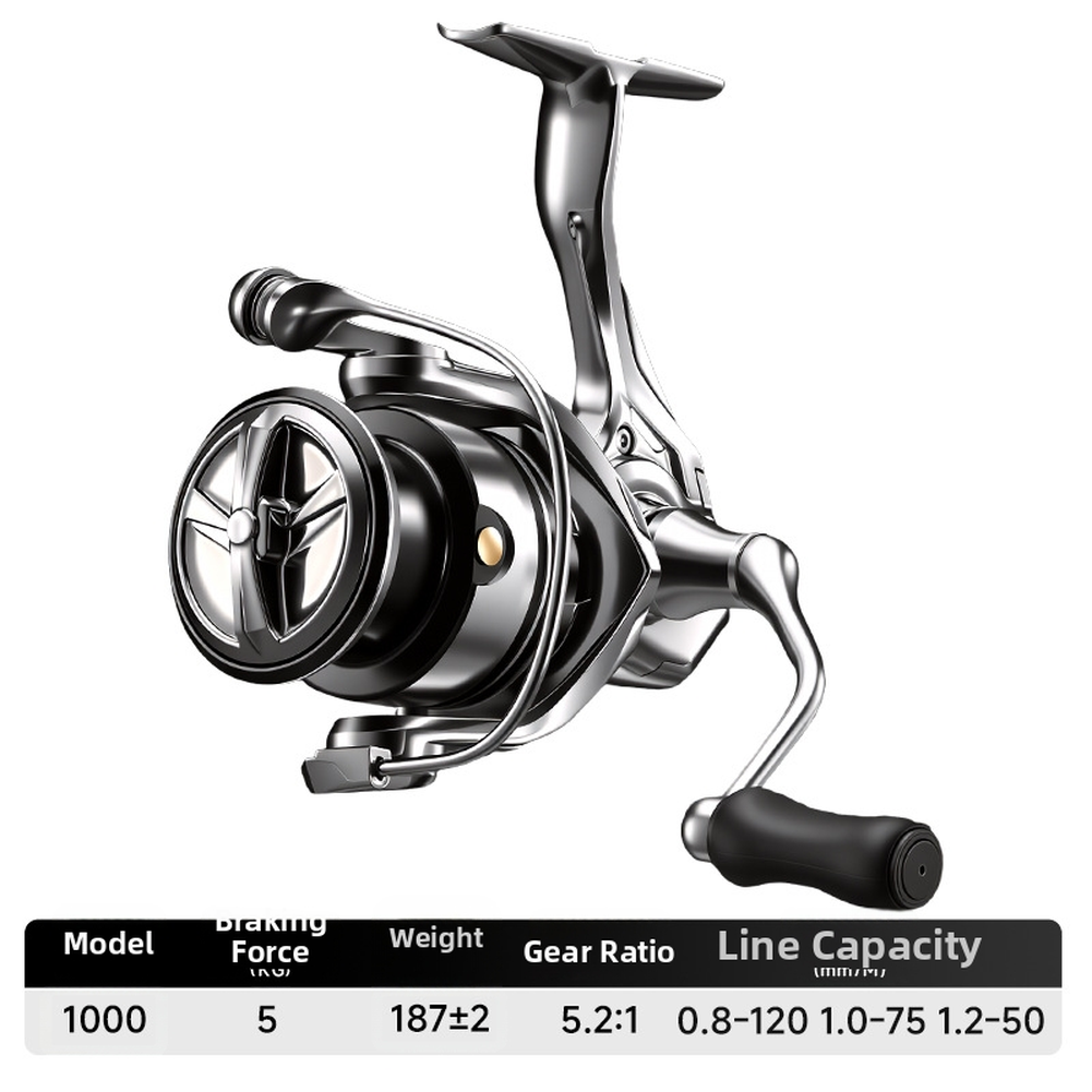 4 Tooth Line Control Reel Carbon Body Shallow Cup for Smooth Retrieval
