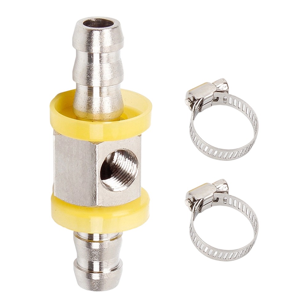 Fuel System Sensor Adapter 3/8 T-Fitting and 1/8-27 NPT for Fuel Lines