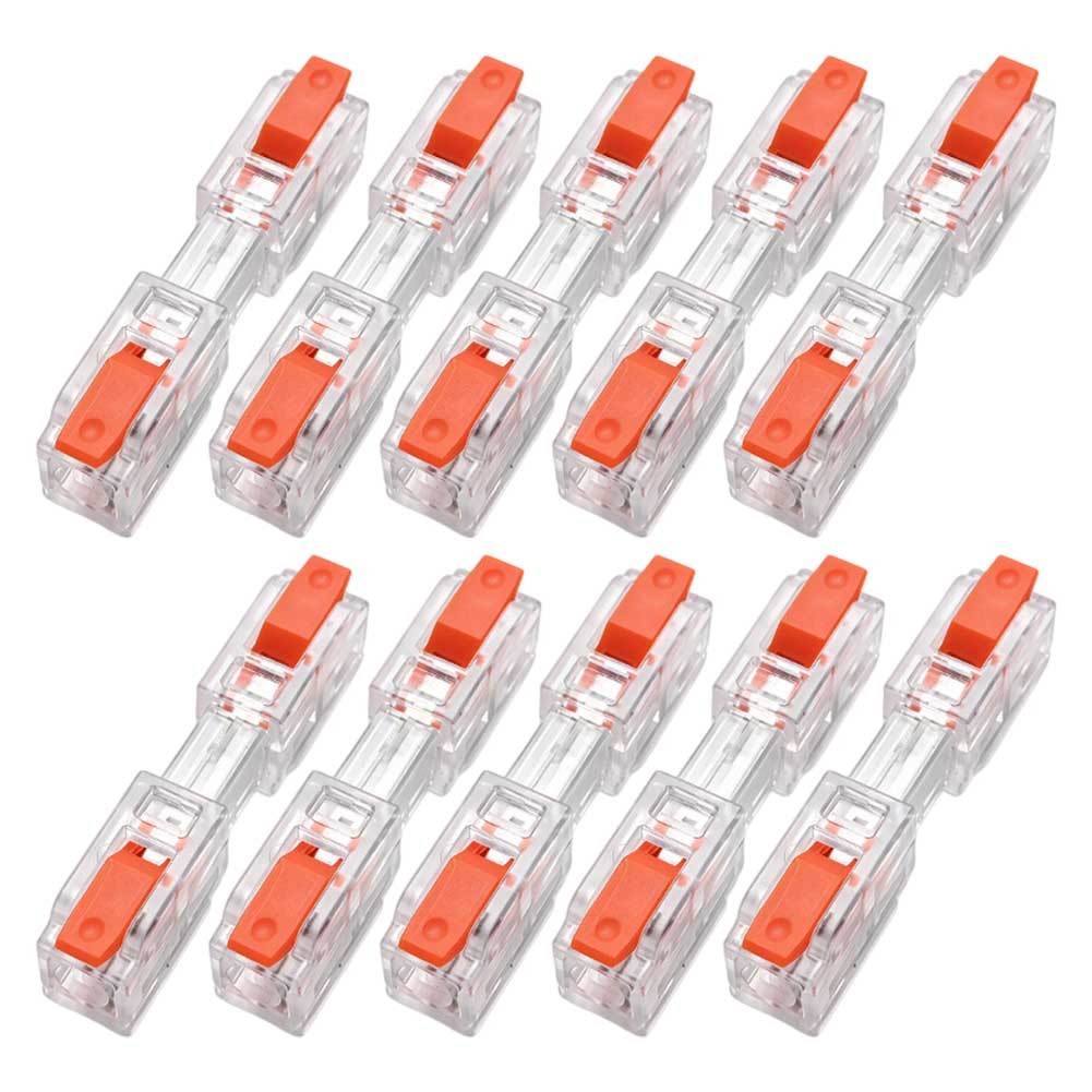 Reusable Plug-In Connectors 10Pcs for Fan Lamp Socket LED Strip Wiring Tasks