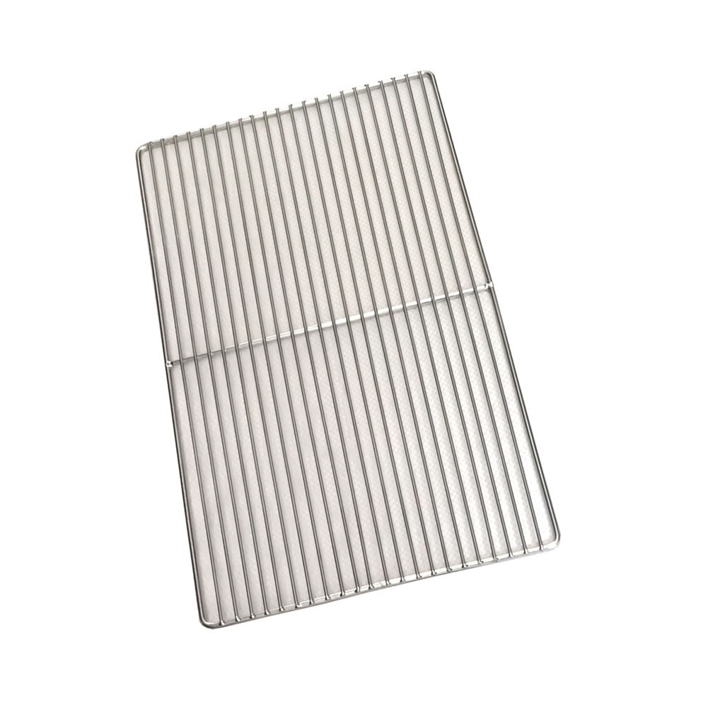 Stainless Steel Grill Tray 20x40cm Heat Resistant BBQ Grid for Camping