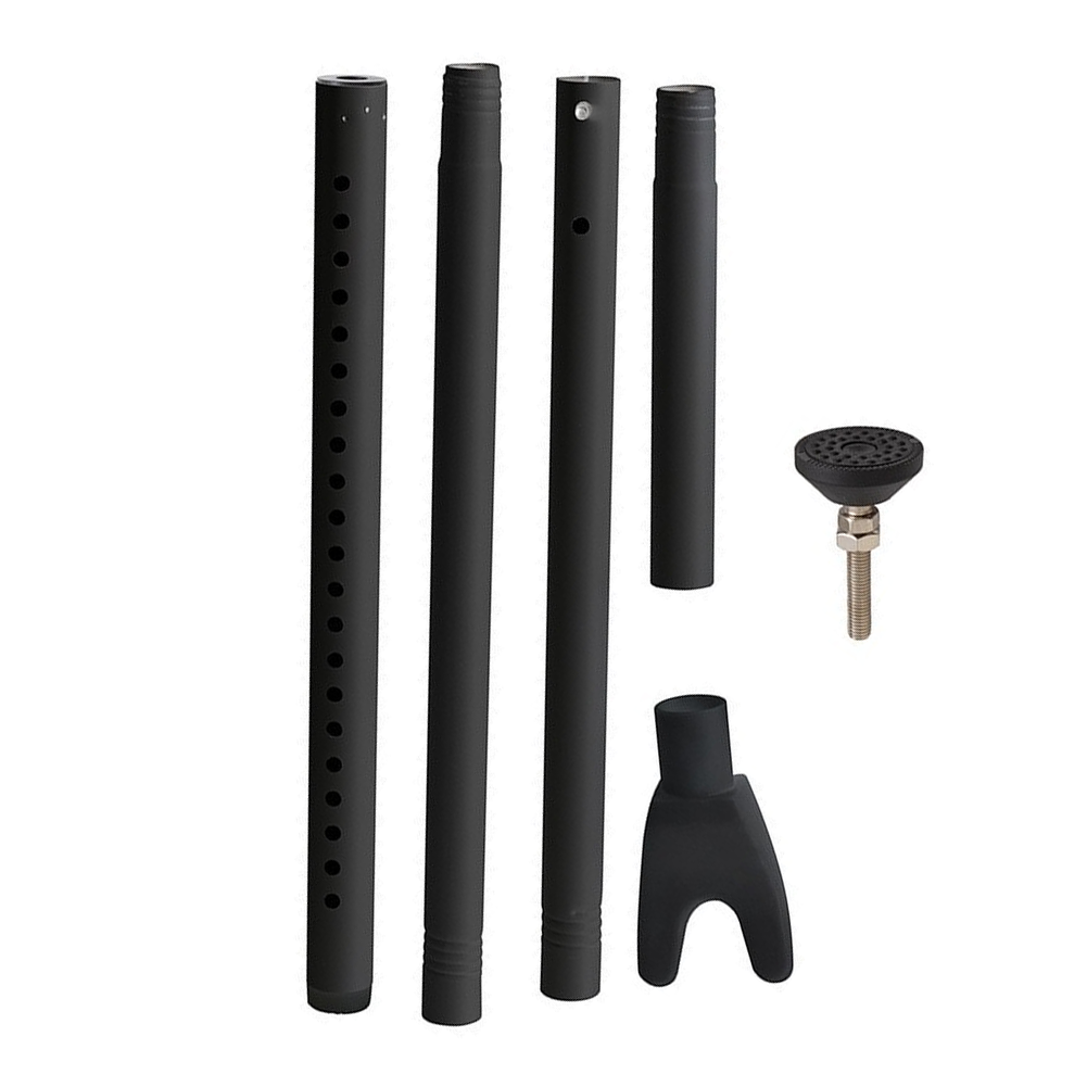 Collision Absorbing Telescopic Doorstop 26-49.4 in for Reliable Daily Security
