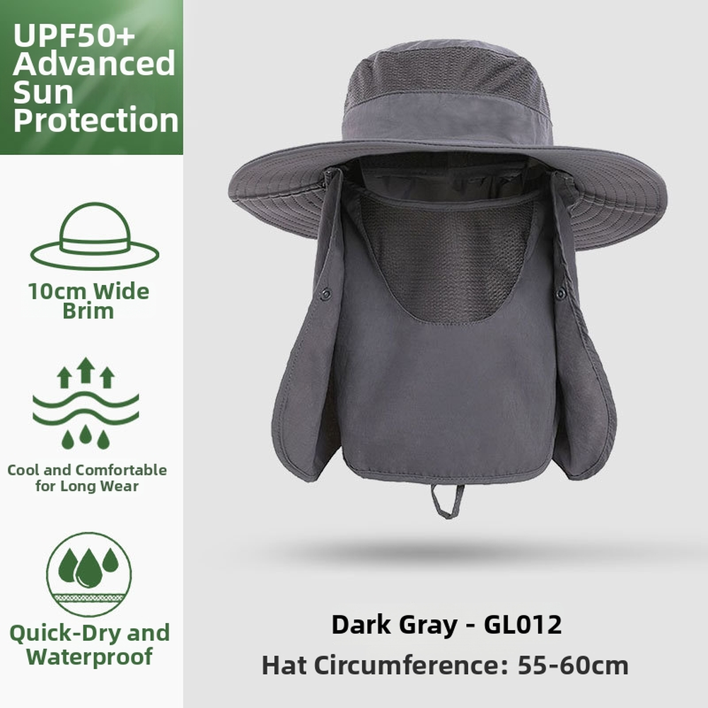 Unisex Fischerhut UPF50+ UV Blocking 360 Mesh Bel??ftungs?ffnungen abnehmbare G
