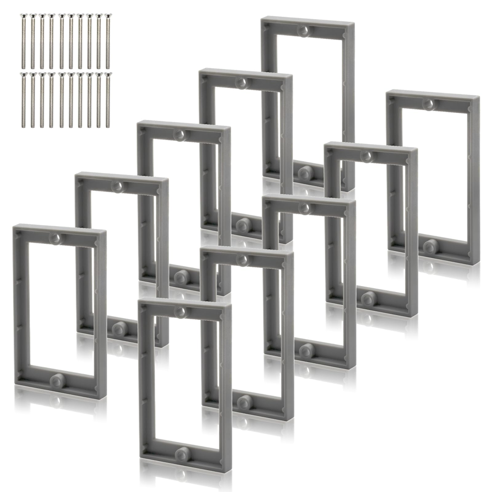 Single Gang Electrical Box Extender 1/4 inch Heat Resistant ABS Material