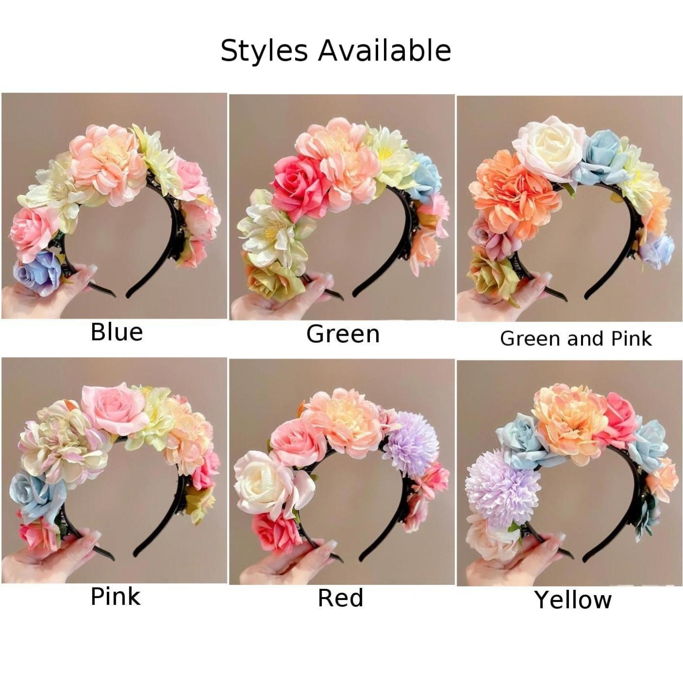 Blume Kopfschmuck Haarspange Set Unikat Stil Haarspangen vielseitig Haarschmuck liquidation