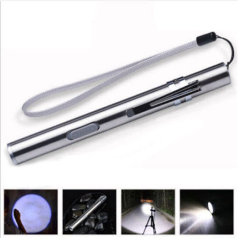 Lampe Torche Stylo LED Rechargeable USB – Petite Lampe De Poche