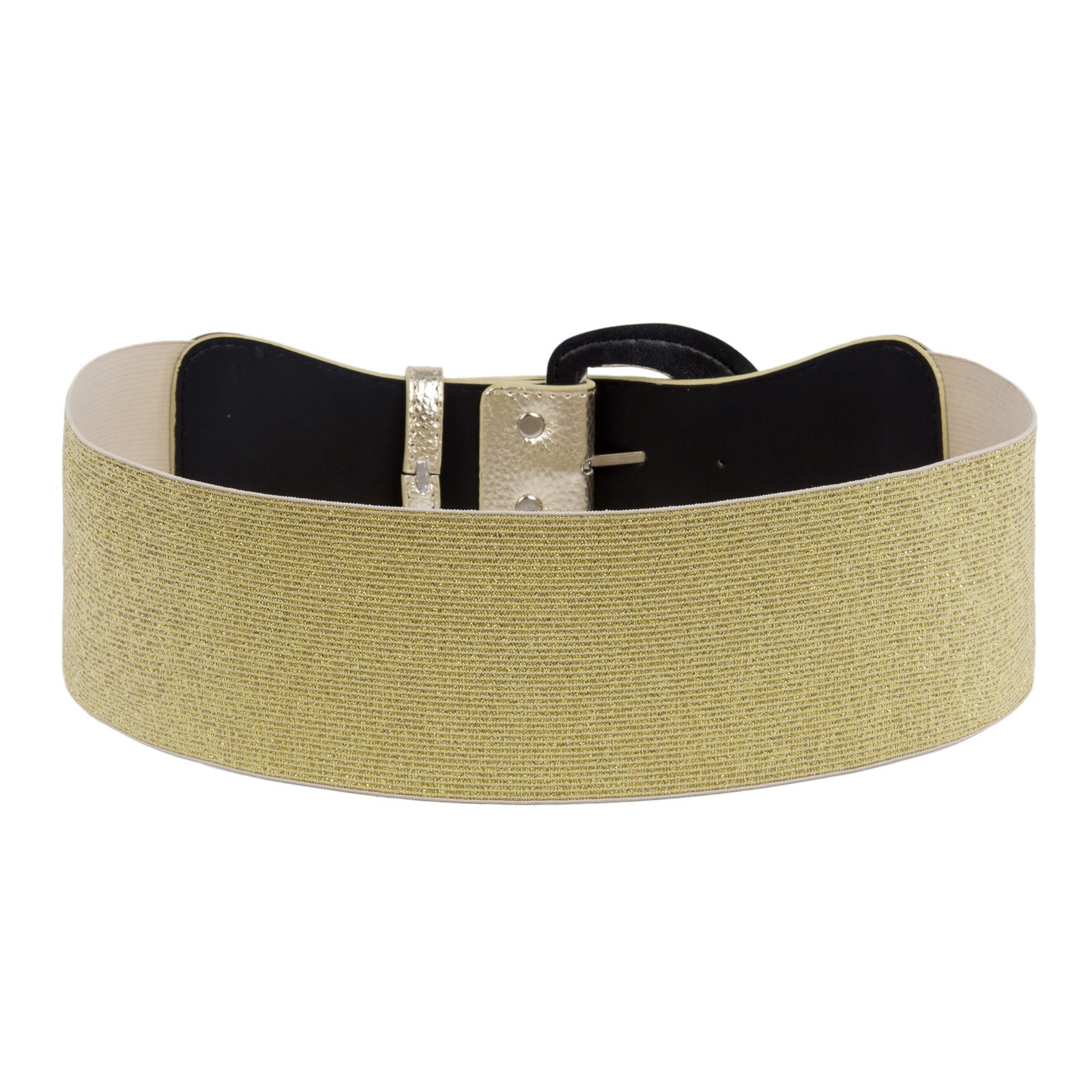 Elegant Women's Stretchy Elastic Waist Belt Wide Polyurethane Leather Band - Picture 33 of 129