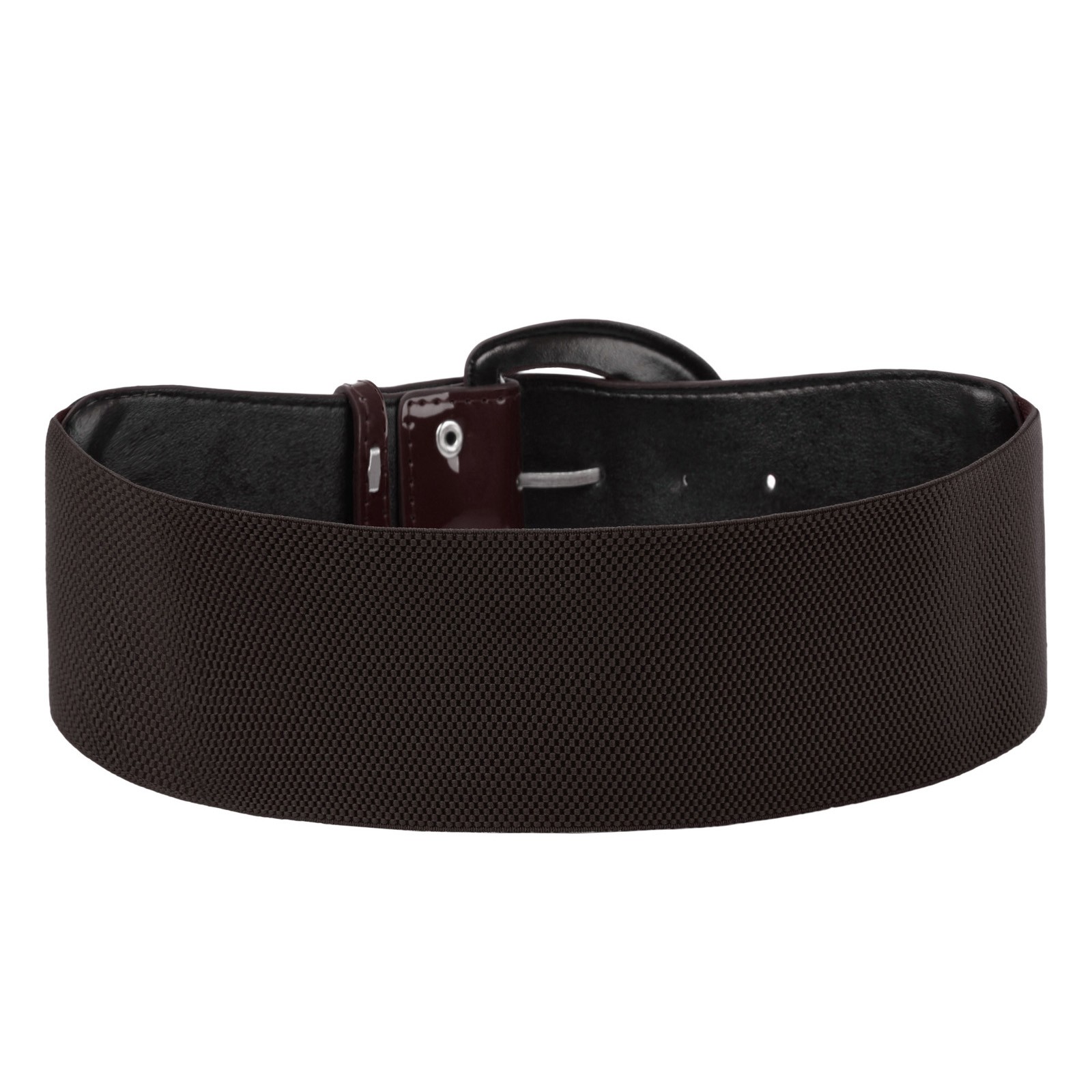 Elegant Women's Stretchy Elastic Waist Belt Wide Polyurethane Leather Band - Picture 121 of 129