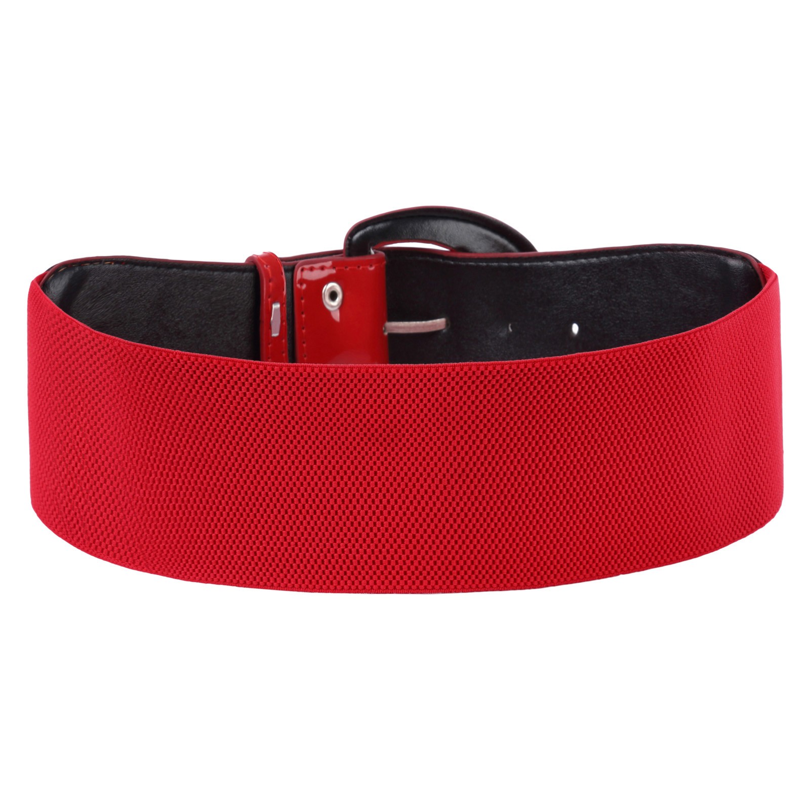 Elegant Women's Stretchy Elastic Waist Belt Wide Polyurethane Leather Band - Picture 103 of 129